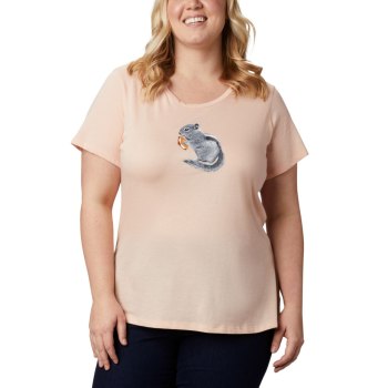 Columbia Hidden Lake Crew Plus Size, Camiseta Rosas Para Mujer | 962437-CPI